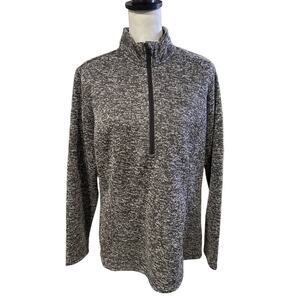 Bit & Bridle Gray 3/4 Pull Over Long Sleeve medium
